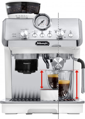 De'Longhi De'Longhi Siebtragermaschine LaSpecialista Arte EC9155.W, weiss, mit MyLatte Art System  Фильтр-машина De'Longhi LaSpecialista Arte EC9155.W, белый, с системой MyLatte Art