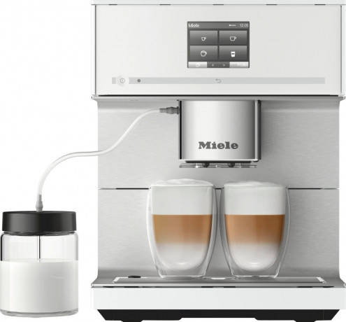 Miele Miele Kaffeevollautomat CM7350 CoffeePassion, inkl. Milchgefass, Kaffeekannenfunktion, Perfekter Milchschaum fur Kaffeespezialitaten Cappuccinatore Полностью автоматическая кофемашина Miele CM7350 CoffeePassion, включая контейнер для молока, функци