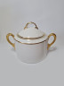 Mitterteich Набор чайный: чайник, молочник, сахарница, белый фарфор с позолоченным ободком, Германия, 1960-70гг.