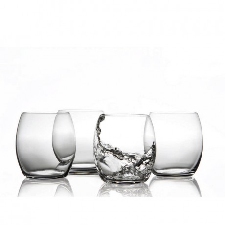 Bitz Bitz Trinkglaser clear Wasserglas 0,53 L Set 4-tlg. Стаканы для питья Bitz прозрачные стаканы для воды 0,53 л набор из 4 шт.