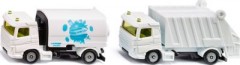 SIKU SIKU Super 1687 Kommunal Set Kehrmaschine und Mullwagen SIKU Super 1687 комплект коммунальной подметальной машины и мусоровоза