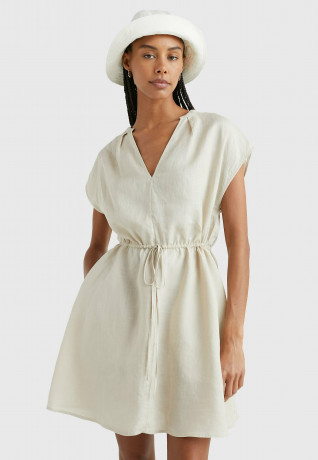 Tommy Hilfiger SLEEVELESS Day dress light sandalwood БЕЗ РУКАВОВ Повседневное платье светлое сандаловое дерево