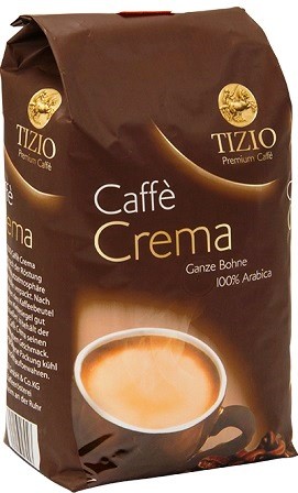 Tizio Caffe Crema Premium Кофе в цельных зёрнах, 100% Arabica, 1000 г
