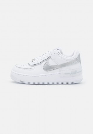 Nike Sportswear W AF1 SHADOW Sneaker low white/metallic silver/pure platinum/blackened blue W AF1 SHADOW Низкие кроссовки женские белый/серебристый металлик/чистая платина/черненый синий