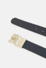 Tommy Hilfiger LOGO Belt space blue/sugarcane ЛОГОТИП Ремень космический синий/сахарный тростник