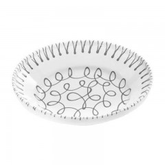 Gmundner Keramik Gmundner Keramik Graugeflammt Reifschussel ohne Henkel d: 28 cm / h: 6,6 cm Чаша для глазури Gmundner Ceramics серого цвета с пламенем без ручки d: 28 см / высота: 6,6 см