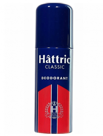 Hattric Deo Spray Дезодорант-спрей мужской Classic, защита от пота и запаха, свежесть на весь день, классический мужской аромат, Германия, 150 мл