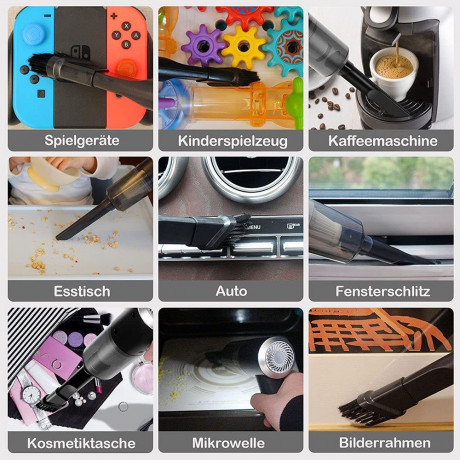 MOUTEN MOUTEN Akku-Hand-und Stielstaubsauger Kabelloser Handstaubsauger fur Auto, Haushalt, Kuche, Tierhaare  Беспроводной ручной пылесос MOUTEN, беспроводной ручной пылесос для автомобилей, дома, кухни, шерсти животных