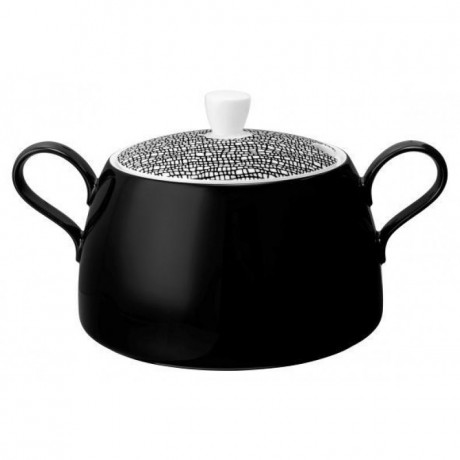 Seltmann Weiden Seltmann Weiden Life Fashion - Glamorous Black Schussel mit Deckel 3,0 L Seltmann Weiden Life Fashion - Чаша Glamorous Black с крышкой 3,0 л