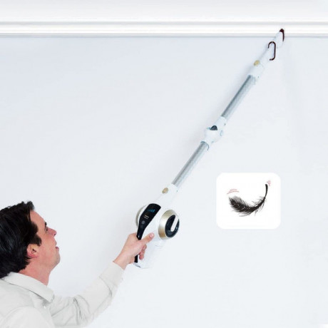 LIVINGTON LIVINGTON Akku-Stielstaubsauger Prime Ultimate Akku-Stielstaubsauger weiss, beutellos  ЛИВИНГТОН беспроводной ручной пылесос Prime Ultimate беспроводной стержневой пылесос белый, без мешка