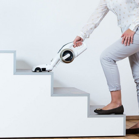 LIVINGTON LIVINGTON Akku-Stielstaubsauger Prime Ultimate Akku-Stielstaubsauger weiss, beutellos  ЛИВИНГТОН беспроводной ручной пылесос Prime Ultimate беспроводной стержневой пылесос белый, без мешка