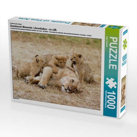 CALVENDO Puzzle CALVENDO Puzzle Emotionale Momente: Lowenbabys Пазл CALVENDO Puzzle Эмоциональные моменты: Львята