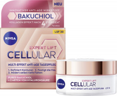 NIVEA Expert Lift Cellular Multi-Effekt Anti-Age Tagespflege LSF 30, 50 ml, Нивеа Дневной крем для лица подтягивающий, SPF 30, бакучиол и гиалурон, anti-age, 50 мл