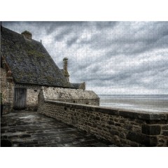 CALVENDO Puzzle CALVENDO Puzzle Auf den Wallen des Mont St. Michel Пазл CALVENDO Puzzle На валах Мон-Сен-Мишель