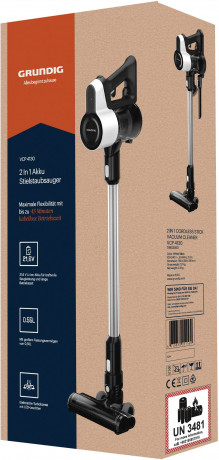 Grundig Grundig Akku-Hand-und Stielstaubsauger VCP 4130, 110 W, beutellos Беспроводной ручной и стержневой пылесос Grundig VCP 4130, 110 Вт, без мешка