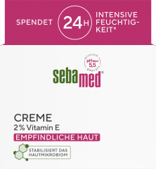 SEBAMED Creme 2% Vitamin E, 75 ml, Себамед Универсальный крем с витамином E 2%, защита и увлажнение, 75 мл