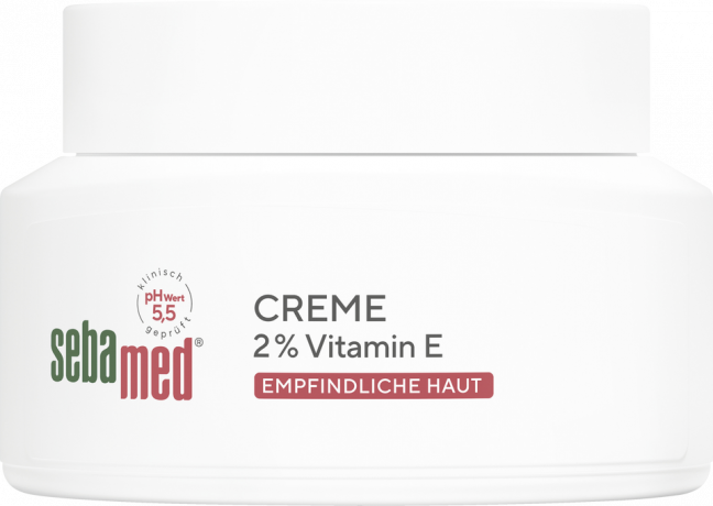 SEBAMED Creme 2% Vitamin E, 75 ml, Себамед Универсальный крем с витамином E 2%, защита и увлажнение, 75 мл