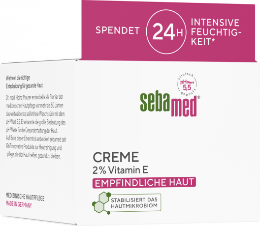 SEBAMED Creme 2% Vitamin E, 75 ml, Себамед Универсальный крем с витамином E 2%, защита и увлажнение, 75 мл
