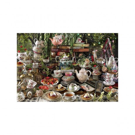 puzzle Mad Hatters Tea Party пазл Чаепитие Безумного Шляпника