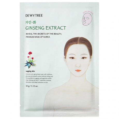 Dewytree Ginseng Extract Maske Masken, 32 g