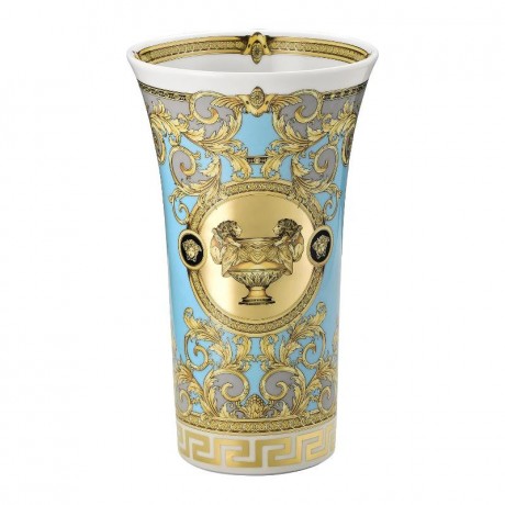 Rosenthal meets Versace Rosenthal Versace Prestige Gala Le Bleu Vase 26 cm Rosenthal Versace Prestige Gala Le Bleu ваза 26 см