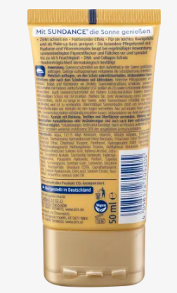 SUNDANCE Anti-Age Sonnenfluid LSF 30 Hoch, Солнцезащитный флюид для лица, антивозрастной, с матирующим эффектом SPF 30, 50 мл