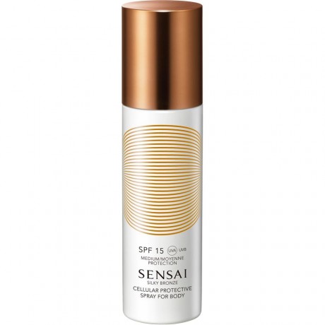 SENSAI (Сенсей) Silky Bronze Cellular Protective Spray For Body SPF 15, 150 мл