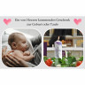 glucksWunder Holz Greifling Beissring Babyfusschen mit Geschenkverpackung Деревянное кольцо для прорезывания зубов детские ножки с подарочной коробкой
