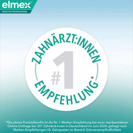 elmex Zahnpasta Sensitive Professional Sanftes Weiss, 75 ml, Зубная паста Sensitive Professional Sanftes Weiss с аргинином для чувствительных зубов и мягкого удаления окрашиваний, 75 мл