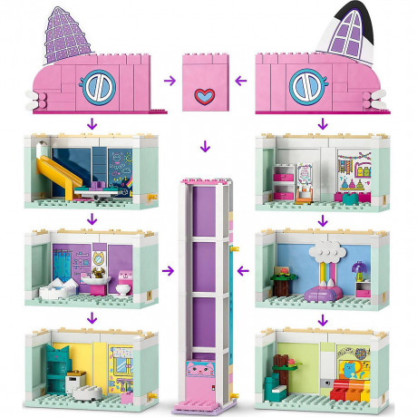 LEGO Gabby's Dollhouse 10788 Gabbys Puppenhaus Конструктор Лего Кукольный домик Габби