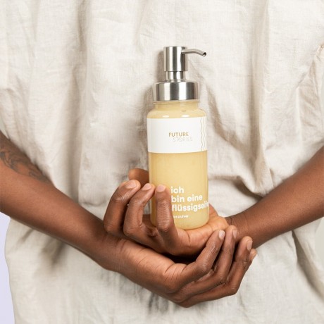 FUTURE STORIES Flussigseifen Pulver 3er Set Hafermilch & No-Honey Набор жидких мыльных порошков из 3 шт. овсяного молока и без меда