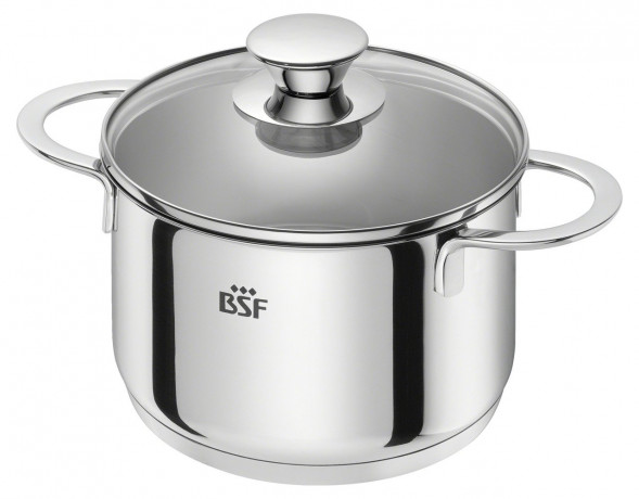 BSF BSF Topfset 5-tlg. BORDEAUX silber Набор кастрюль BSF, 5 шт. БОРДО