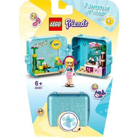 LEGO Friends Magische Wurfel 41411 Stephanies Sommer Wurfel - Strandparty ЛЕГО Летняя игровая шкатулка Стефани