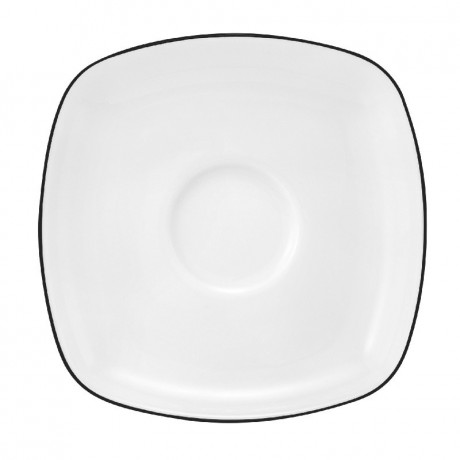 Seltmann Weiden Seltmann Weiden Lido Black Line Teeuntertasse 13 cm Блюдце для чая Seltmann Weiden Lido Black Line 13 см