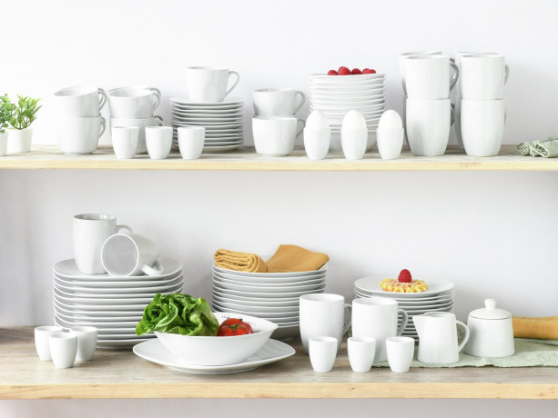 Creatable Creatable Kombiservice Square 100tlg. SQUARE WEIUf Weiss Создаваемый комбинированный сервиз Квадрат 100 шт. КВАДРАТ БЕЛЫЙ=f