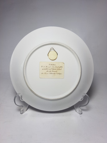 Kollektion W.A. Mozart Декоративная тарелка "Волшебная флейта", 19 x 2,5 см, Германия, 1960-70гг.