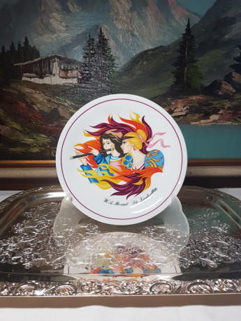Kollektion W.A. Mozart Декоративная тарелка "Волшебная флейта", 19 x 2,5 см, Германия, 1960-70гг.