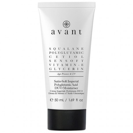 Avant Skincare Avant Age Protect + UV Satin-Soft Imperial Polyglutamic Acid DUO Moisturiser Увлажняющий крем Avant Age Protect + UV Satin-Soft Imperial с полиглутаминовой кислотой DUO