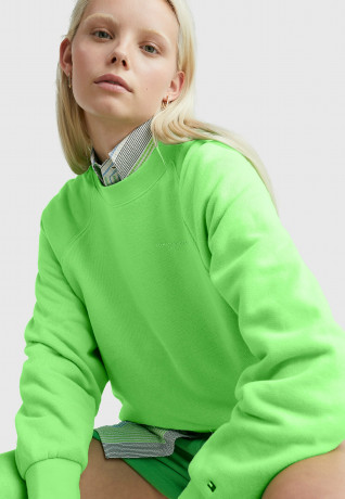 Tommy Hilfiger 1985 MINI CORP LOGO Sweatshirt spring lime ЛОГОТИП MINI CORP 1985 – Свитер весенняя известь
