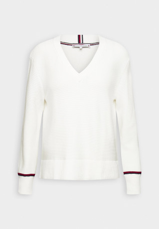 Tommy Hilfiger GLOBAL Jumper ecru ГЛОБАЛ джемперы экрю