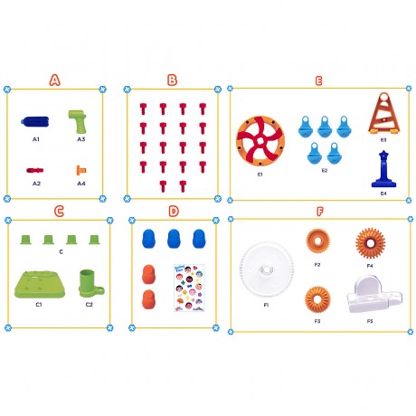 Edu-Toys Elektrischer Riesenrad Bausatz Электрический комплект колеса обозрения