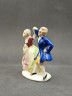 Статуэтка винтажная "Танцующая пара", фарфор, 6 х 7 см, Япония, 1970-80гг.