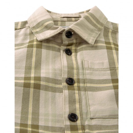 TOM TAILOR Mini Boys Oversize Hemdjacke im Karomuster Outdoorjacken Куртка-рубашка оверсайз Mini Boys в клетку