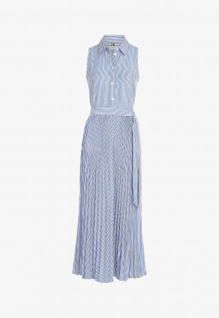 Tommy Hilfiger STRIPE Maxi dress ithaca stp blue ПОЛОСКА Платье макси итака стп синий