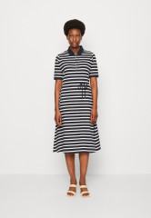 Tommy Hilfiger STRIPE Day dress desert sky/white ПОЛОСКА Повседневное платье небо пустыни/белый