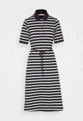 Tommy Hilfiger STRIPE Day dress desert sky/white ПОЛОСКА Повседневное платье небо пустыни/белый
