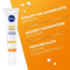 Nivea Q10 Fresh Look Augencreme  Q10 Свежий крем для кожи вокруг глаз