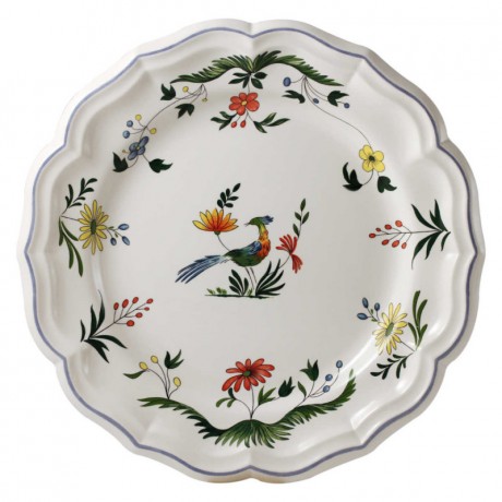 Gien Fayencerie Gien 'Oiseaux Paradis' Platte rund tief 31 cm Gien "Oiseaux Paradis" Блюдо круглое глубокое 31 см