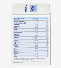 Mivolis A-Z Komplett Depot 2st, Комплексные витамины от А до Z Komplett Depot 2st, более 20 витаминов, 100 шт x 2 упаковки