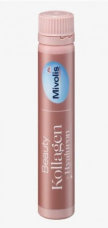 Mivolis Beauty Kollagen + Hyaluron 20stk x 3packs, Бьюти Коллаген для улучшения кожи в питьевых ампулах, 20 шт x 3 упаковки (60 ампул)